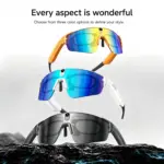 8MP AI Camera Smart Sports Glasses for Cycling | HD Video Recording, Translation & Anti-Slip Design for Outdoor Sports - Image 2