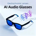 Next-Gen Electrochromic Smart Audio Glasses | 4-Level Adjustable Tint Lenses, Touch Control Bluetooth Music, Live Translation & Hands-Free Calls - Image 2