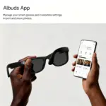 MT5 Ultra Smart Glasses with 8MP AI Camera | Prescription Lens Replaceable Next-Gen Smart Recording Glasses with Real-Time Translation & Charging Case - Image 4