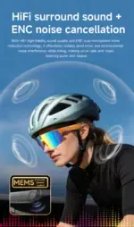 4K AI Smart Sports Sunglasses with Built-in Camera & Bluetooth Audio | Ideal for Cycling, Hiking & Training - Image 11