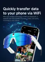 4K AI Smart Sports Sunglasses with Built-in Camera & Bluetooth Audio | Ideal for Cycling, Hiking & Training - Image 16