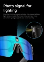 4K AI Smart Sports Sunglasses with Built-in Camera & Bluetooth Audio | Ideal for Cycling, Hiking & Training - Image 3