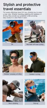 4K AI Smart Sports Sunglasses with Built-in Camera & Bluetooth Audio | Ideal for Cycling, Hiking & Training - Image 6