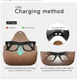 Long-Lasting AI Translation Glasses + External Power Module – Bluetooth Smart Interpreter Eyewear - Image 3