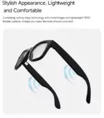 Long-Lasting AI Translation Glasses + External Power Module – Bluetooth Smart Interpreter Eyewear - Image 16