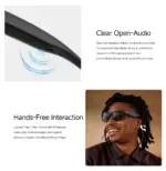 Long-Lasting AI Translation Glasses + External Power Module – Bluetooth Smart Interpreter Eyewear - Image 9