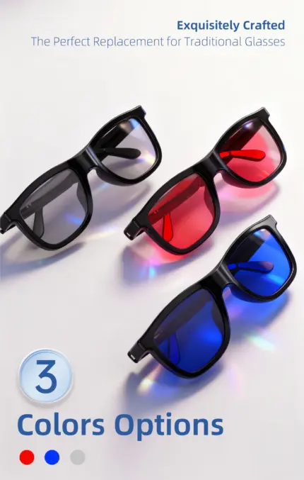 AI Smart Translation Glasses with Real-Time Voice & Text Translation | Bluetooth Smart Eyewear for Travel & Business