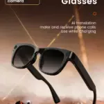 AI Smart Sunglasses with 13MP Camera, Image Stabilization & Real-Time Translation, AI Object Recognition Glasses