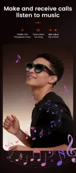 AI Smart Sunglasses with 13MP Camera, Image Stabilization & Real-Time Translation, AI Object Recognition Glasses - Image 12