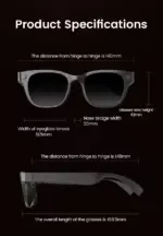 AI Smart Sunglasses with 13MP Camera, Image Stabilization & Real-Time Translation, AI Object Recognition Glasses - Image 13