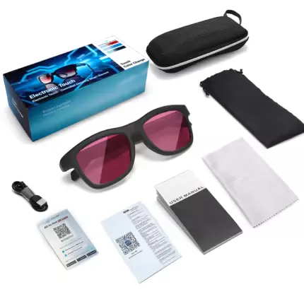 AI Camera Smart Translation Glasses with Real-Time Voice & Text Translation | Bluetooth Smart Eyewear for Travel & Business