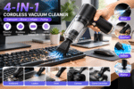 4-in-1 Cordless Handheld Vacuum Cleaner for Car & Home – Portable Vacuum, Air Duster & Pump - Image 3