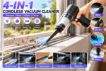 4-in-1 Cordless Handheld Vacuum Cleaner for Car & Home – Portable Vacuum, Air Duster & Pump - Image 5