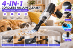 4-in-1 Cordless Handheld Vacuum Cleaner for Car & Home – Portable Vacuum, Air Duster & Pump - Image 4